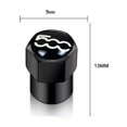 thumbnail image 5 of 4pcs Tire Valve Caps Tyre Rim Stem Cover Dust Proof Auto Wheel Cap Aluminum Alloy Nipple Caps For Cars And Motorcycles Bikes-motor Vehicle Wheel Parts, 5 of 5