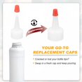 thumbnail image 4 of Uxcell 52Pcs 20/410 Tapas de Botellas Exprimibles de Punta Roja, 4 of 6