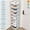 Blue, variant on 9 Tiers Vertical Shoe Rack Plastic Stackable Shoe Rack Tall Narrow Shoe Rack for Entryway Blue