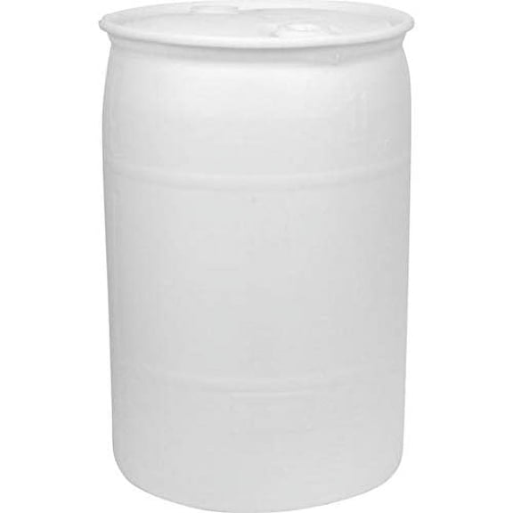 55 Gallon White Plastic Water Barrel – Food Grade, UN & DOT Certified