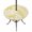 Pale Yellow, White, Yellow, variant on Round Outdoor Tablecloth with Umbrella Hole and Zipper, Burgundy Leaves Tablecloth with Elastic Waterproof, Farmhouse Botanical Branch Vintage Modern Patio Table Covers for 55" - 60" Pool Tables