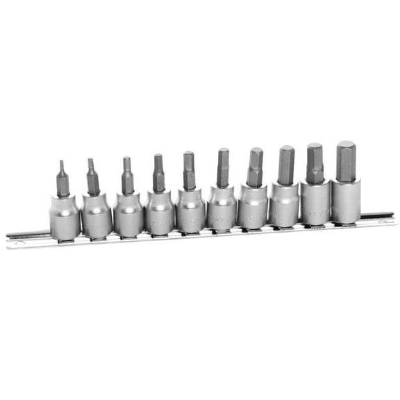 Performance Tool W1388 MET Hex Bit Socket Set, 10-Piece