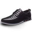 thumbnail image 1 of Zapatos casuales de hombre con bordado cuadrado de gran tamaño, zapatos de tendencia para hombre, 1 of 6