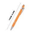 thumbnail image 5 of HAOAN Ballpoint Pen with Stylus Tip  Soft Touch Click Metal Pen  1.0mm Medium Point  Black Ink  10 Count, 5 of 5