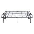thumbnail image 3 of Mabel Metal Queen Mattress Support Platform Bed Black, 3 of 9