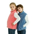 thumbnail image 4 of Gyratedream Fall Winter Solid Colour Puffer Vest for Kids Boys Girls Sleeveless Thickened Jacket Waistcoat 1-6T, 4 of 9
