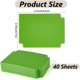 thumbnail image 2 of Plastic Playing Board Game Card Separator Trading Card Dividers Lime Green 94x70x0.5mm 40 sheets/set, 2 of 9
