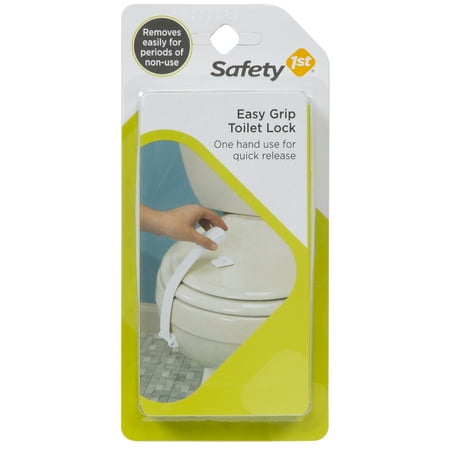 Safety 1st Easy Grip Removable Adhesive Toilet Lock, White