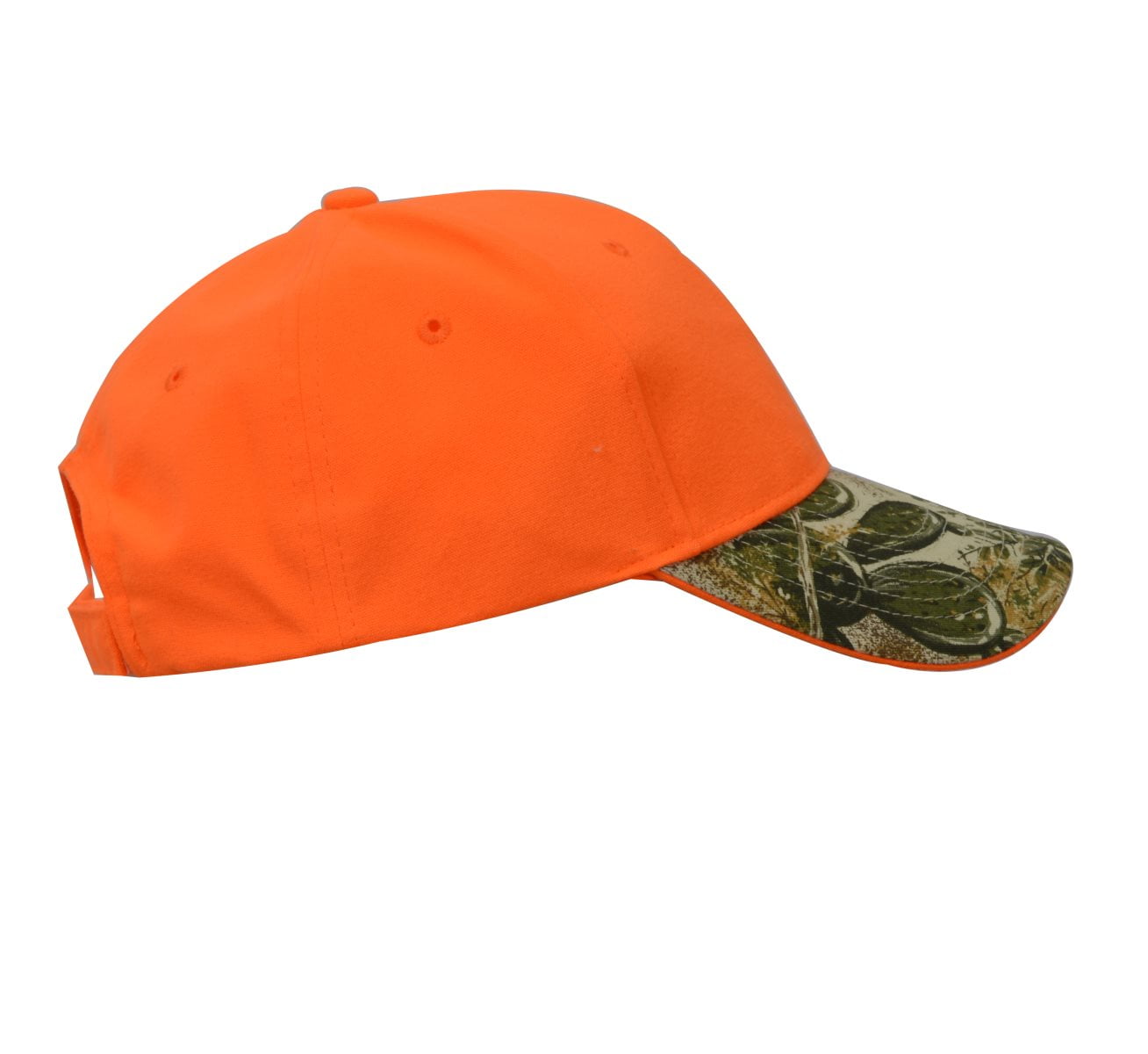 low profile blaze orange hat