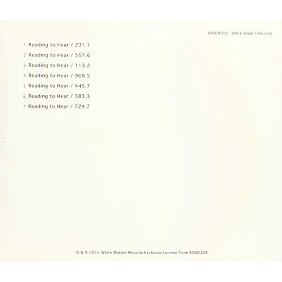 Reading To Hear (Piano Solo)