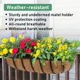 thumbnail image 5 of DUNCHATY Mother's Day Gift - 5 Pack 24 Inch Deck Rail Box Planter Outdoor Hanging Baskets for Plants Window Boxes Indoor Outdoor, Plant Pot Balcony Planters, Gifts for Women, Unique Birthday, 5 of 6