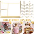 thumbnail image 2 of Miangastore 1 Set of Mini Clothes Hanger Display Mini House Dress Rack Miniature Furniture Ornament, 2 of 8