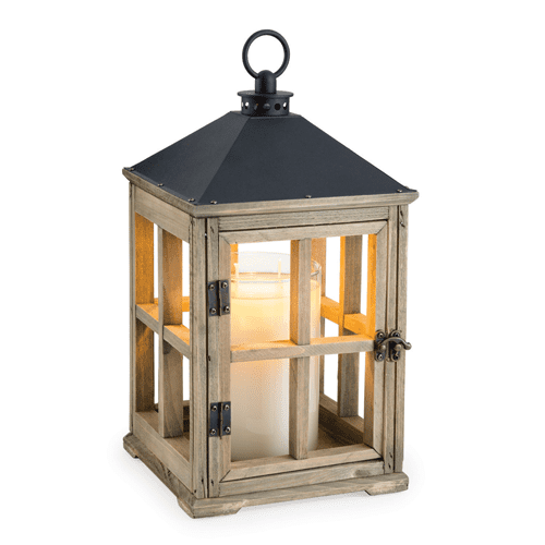 Candle Warmers Etc. Driftwood Wooden Candle Warmer Lantern