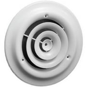 AMERICAN METAL PRODUCTS 1500W6 6"WHT Round Ceiling Diffuser