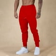 thumbnail image 2 of YUELONGHU Adult Men Casual Pants Men Cargo Pants with Pockets Slim Fit Men's Workout Sport Pants Athletic Running Jogger Track Pants Casual Sweatpants Trousers with Pockets, 2 of 6