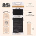 thumbnail image 4 of The Beadsmith Waxed Cotton Cord Set – Black, 8 Yds of 1mm & 6 Yds of 2mm Cord, w/ Assorted Findings, 4 of 8