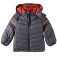 thumbnail image 2 of London Fog Boys 4-7 Active Puffer Jacket Winter Coat with Fleece Hat, 2 of 5