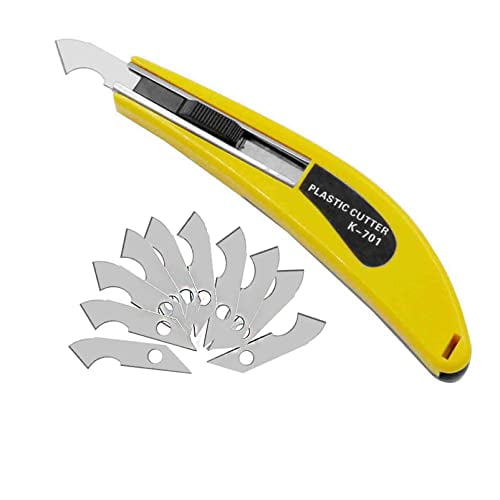 Acrylic Plexiglass Sheet Cutter Scoring Knife Tool,With a Curved Handle