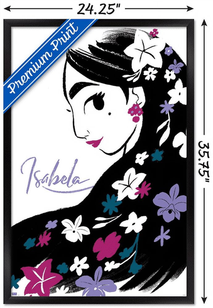 Disney Encanto - Brush Stroke Wall Poster, 22.375" x 34", Framed