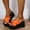 Orange, variant on WILLBEST Comfortable Slippers for Women Women Sandals Heel Platform Platform Platform Retro Strap Sandals Thick Heel Sandals