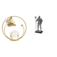 thumbnail image 1 of Escultura de bola de metal, figura decorativa para escritorio, interior, estatua, soporte para pasillo, chimenea, dormitorio, sala de estar, oficina,, 1 of 8