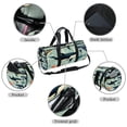 thumbnail image 2 of Whale Soccer Bag and Gym Bags - 17.7 Inches Swim Bag with Interior Zipper Pocket for Large Capacity Luggage Bag, 2 of 6
