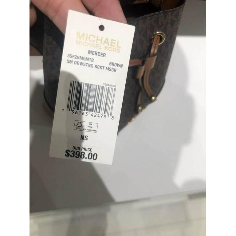 NWT Michael Kors Suri Small Bucket Crossbody Gold Leather Bag 35T1GU2C5M  $328