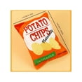 thumbnail image 2 of 1pc Plush Simulation Squeaky Potato Chips, Suitable For Pet Sound Toys, Bite Toys, Teddy, Small Dogs, 2 of 5