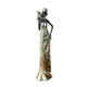 thumbnail image 2 of Estatua de mujer tribal africana decorativa, figura de mujer multifuncional. Estilo B, 2 of 9