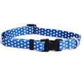 thumbnail image 4 of black polka dot dog collar - size teacup 4 to 9 long - made in the usa, 4 of 5