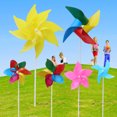 thumbnail image 3 of 10Set Windmill Pinwheel Wind Spinner Garden Yard Art Decoration Outdoor Toys DIY, 3 of 21