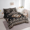 thumbnail image 3 of Castle Fairy Brown Aztec Bedding Comforter Set,Bohemian Theme King Bedding Sets, 3 of 8