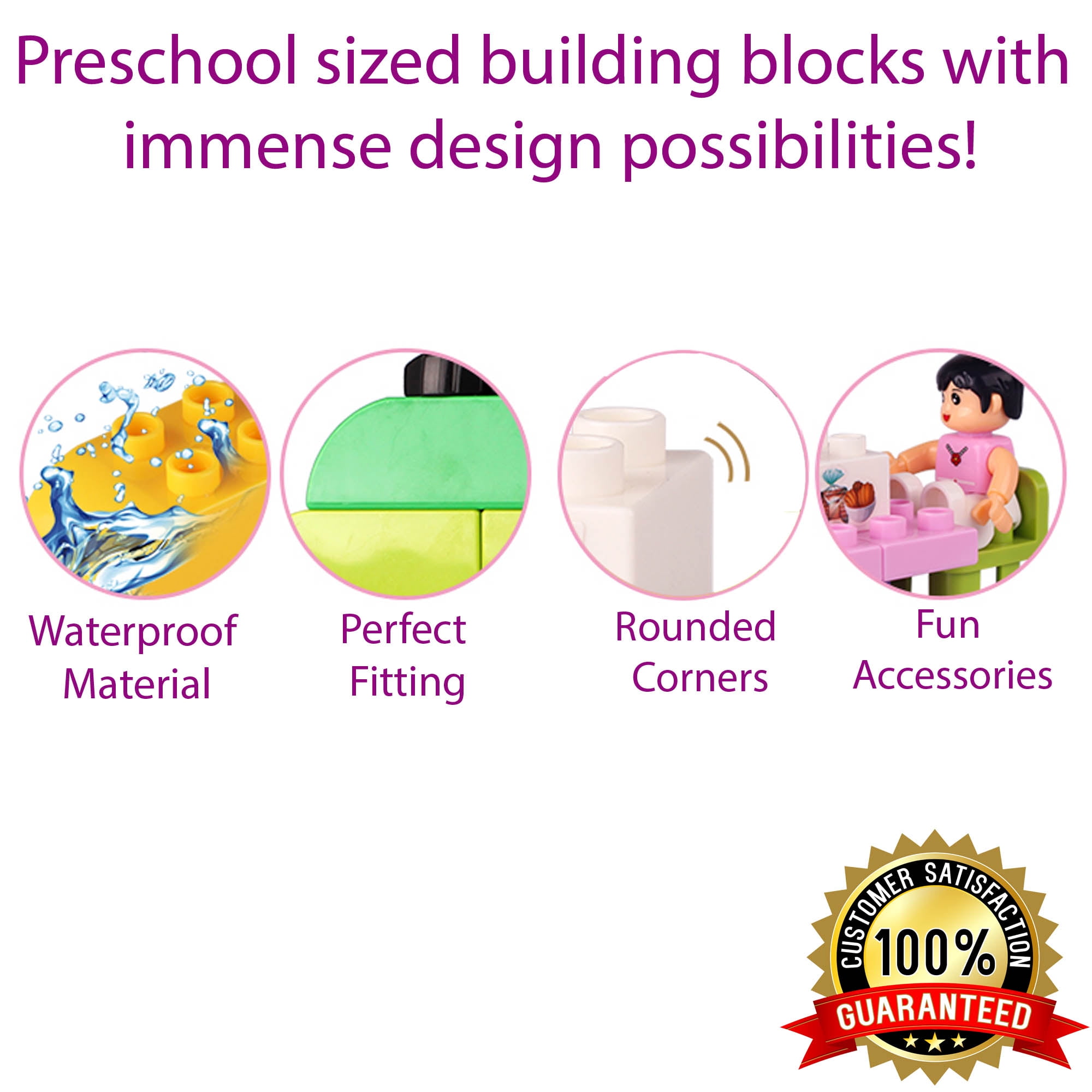 ~ 41 Colorful Pieces Fun and Creative Ele Toys Joey Gets Lost ~ Interlocking Building Bricks Story Blocks ~ Compatible with Major Brands ~ Educational