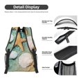 thumbnail image 4 of Yiaed Starfish And Seashell Print School Backpack College Backpack Daypacks for Students High School Spacious and Durable Daypack for Work and Travel-One Size, 4 of 6
