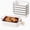 6Pcs, variant on 6 count Ceramic Baking Dish, 12 Oz Small Casserole Dish with Handle, Porcelain Bakeware Sets, 5 inch Rectangular Lasagna Pans, Baking Serving Dishes for Casserole, Cakes, Dishwasher Oven Safe