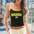 thumbnail image 2 of Basic Camisole For Women Tanks Tops Baby Tees For Brazil Crop T Graphic Tees For 90s Streetwear Casual Cami Sleeveless, 2 of 8