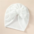 thumbnail image 2 of KelaJuan Newborn Baby Turban Hat, Classic Bow Knot Beanie Cap Stretchy Head Wrap for Infants, 2 of 6