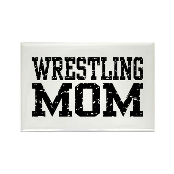 CafePress - Wrestling Mom - Rectangle Magnet, 2"x3" Refrigerator Magnet