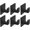 Black, variant on 6 Pack Adhesive Towel Hooks, Heavy Duty Wall Hooks Aluminum Black Hooks for Hanging Coat, Hat, Towel, Robe, Clothes, Shower Hook for Door, Office, Kitchen, Bathroom (Black)