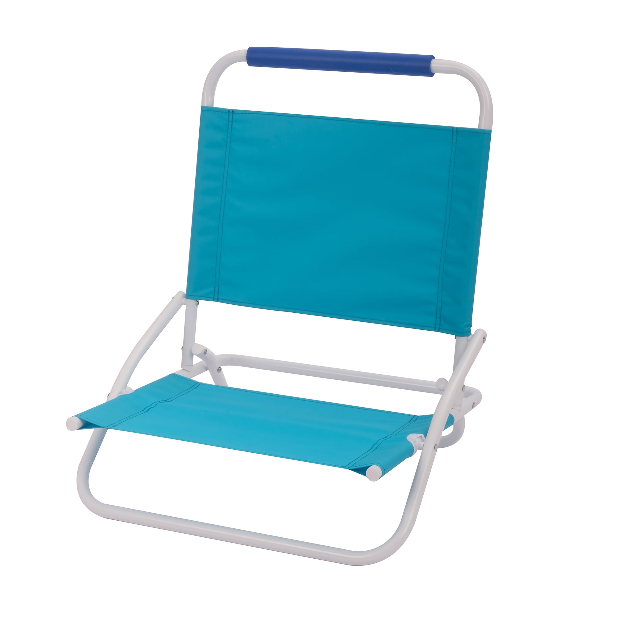 Mainstays Folding Beach Sand Chair, Teal