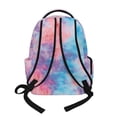 thumbnail image 3 of SEANATIVE Students Backpack for School Travel Laptop Backpack 17 Inch Lightweight Casual Daypack Schoolbag for Elementary Middle High School, Tie-dye Blue Pink Violet, 3 of 7