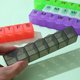 thumbnail image 5 of Pastillero de plástico de 2 unidades, rectangular, a prueba de humedad, con letras modernas y gráficos, portátil, para el hogar, transparente, color naranja, 5 of 5