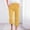 Yellow, variant on Women's Pants Dgankt 2025 Women's Solid Color Cotton Linen Casual Pants Loose Casual Straight Leg Seven Pants