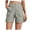Grey, variant on vigerkar Cargo Shorts for Women Baggy Casual Elastic Waist Shorts Relaxed Fit Stretch Cargo Shorts with 6 Pockets Green, S