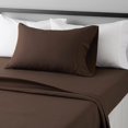 thumbnail image 1 of Lightweight Super Soft, Wrinkle-Free, Easy Care Microfiber 4-Piece Bed Sheet Set with 14-Inch Deep Pockets, Full, Bright White, Solid, 1 of 7