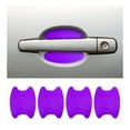 thumbnail image 1 of 4PCS Car Door Handle Sticker, Carbon Fiber Anti-Scratches Car Door Cup Protector, Non-Marking Auto Door Handle Protective Film, Universal for Most Car Handles,Purple, 1 of 6