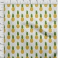 thumbnail image 4 of oneOone Cotton Flex Yellow Fabric Fruits Pineapple Quilting Supplies Print Sewing Fabric By The Yard 40 Inch Wide, 4 of 4