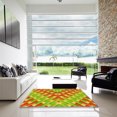 thumbnail image 7 of Ahgly Company Machine Washable Indoor Round Transitional Chameleon Green Area Rugs, 3' Round, 7 of 7