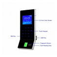 thumbnail image 3 of Fingerprint Time Attendance Recorders Employee Time Machine Finger and Card Door Lock Access Control System Device, 3 of 4