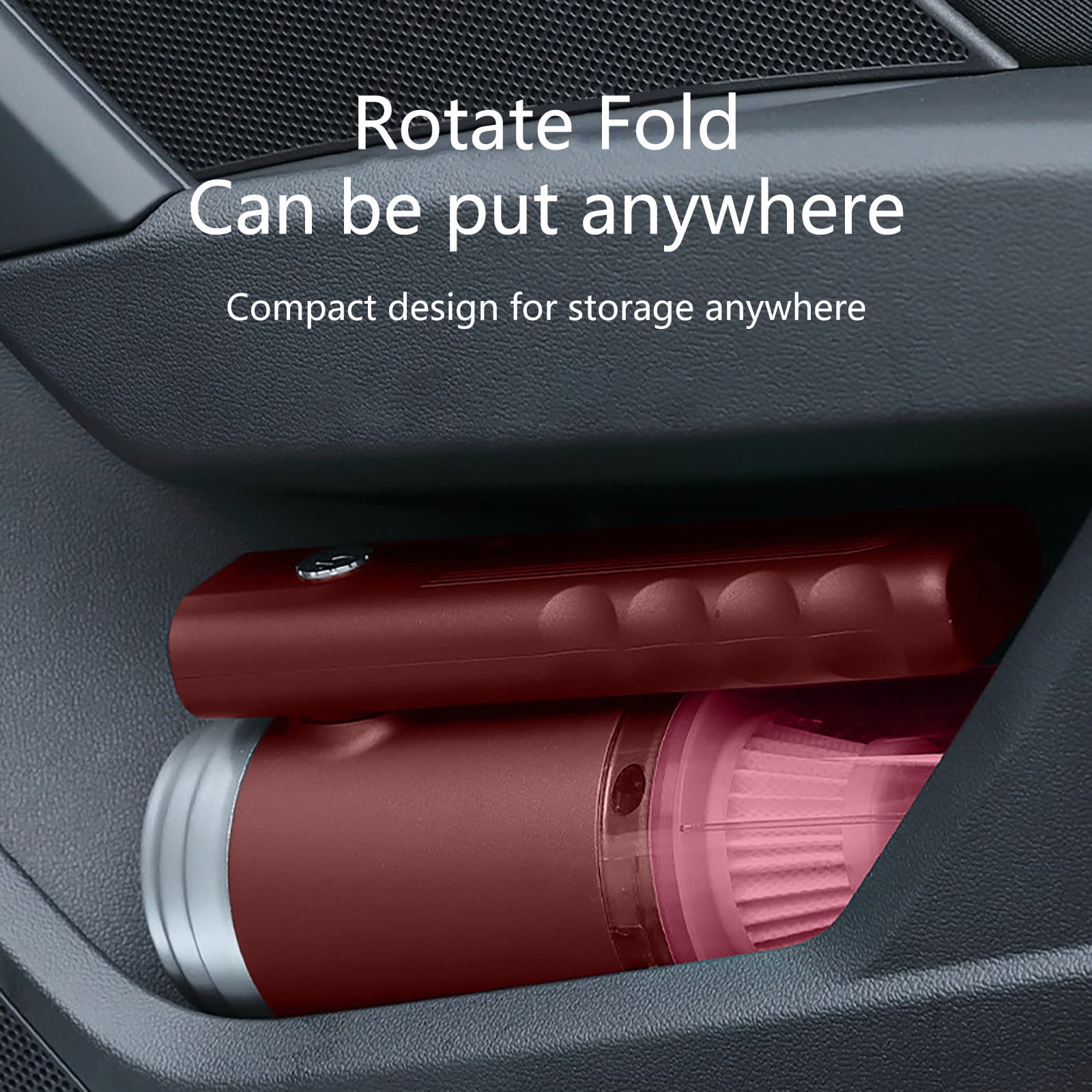 COM1950s Wireless Car Vacuum Cleaner Car Portable Handheld Small Vacuum Cleaner Wireless Home Car Dual-Use Rechargeable High-Power Powerful Vacuum Cleaner Portable Car Vacuum Cleaner